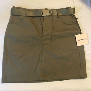 Super down mini skirt